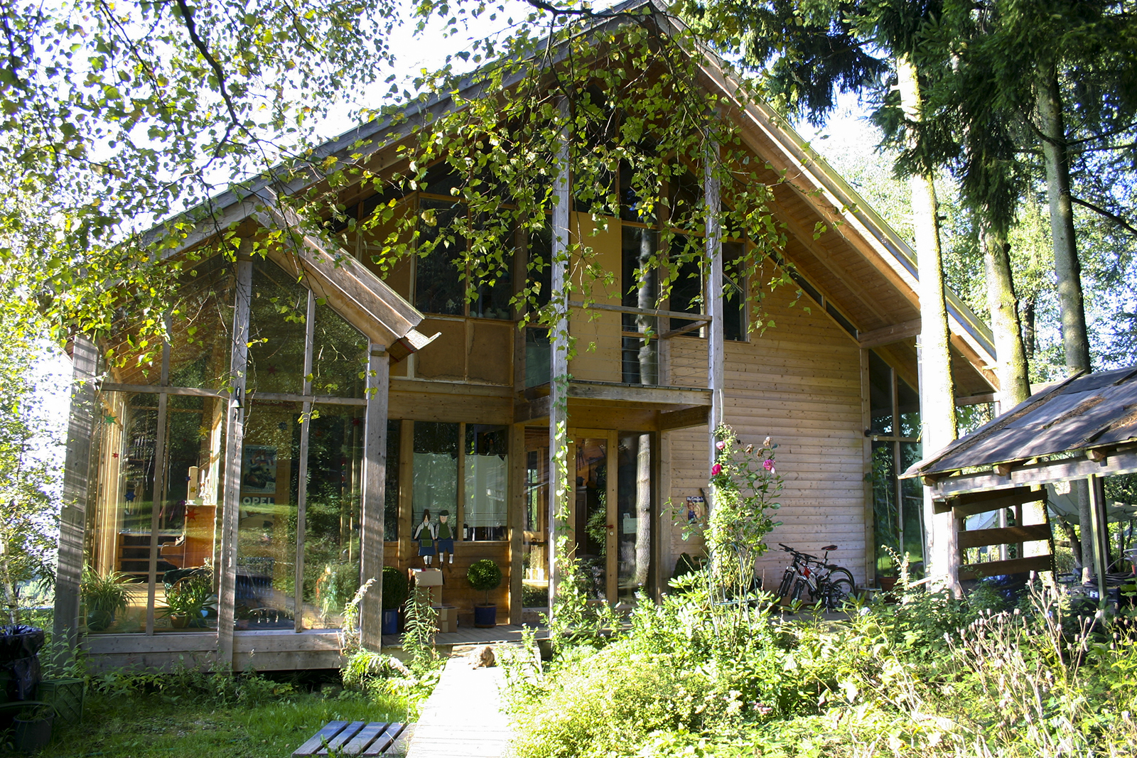 Holzskeletthaus - Eingangsbereich