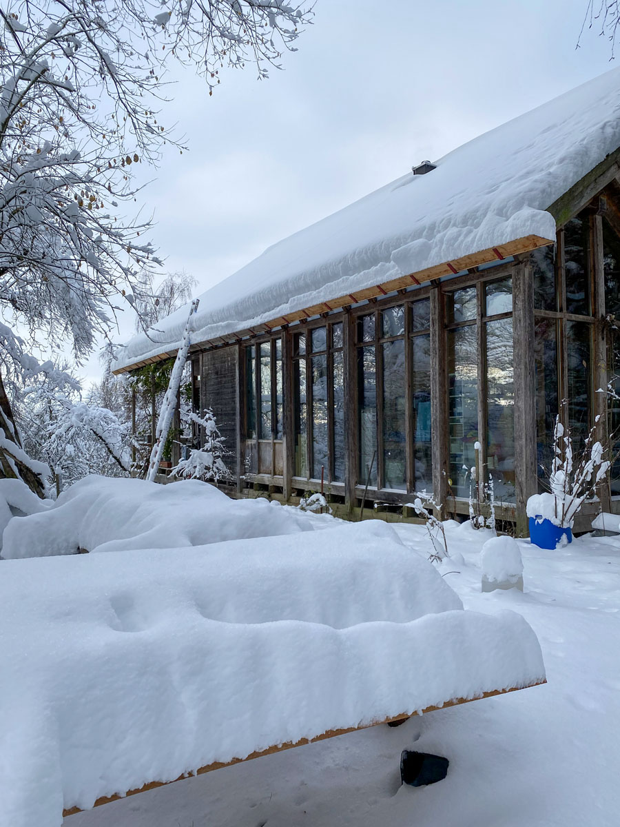 Anfang Dezember - 1 m Schnee Anfang Dezember - 1 m Schnee